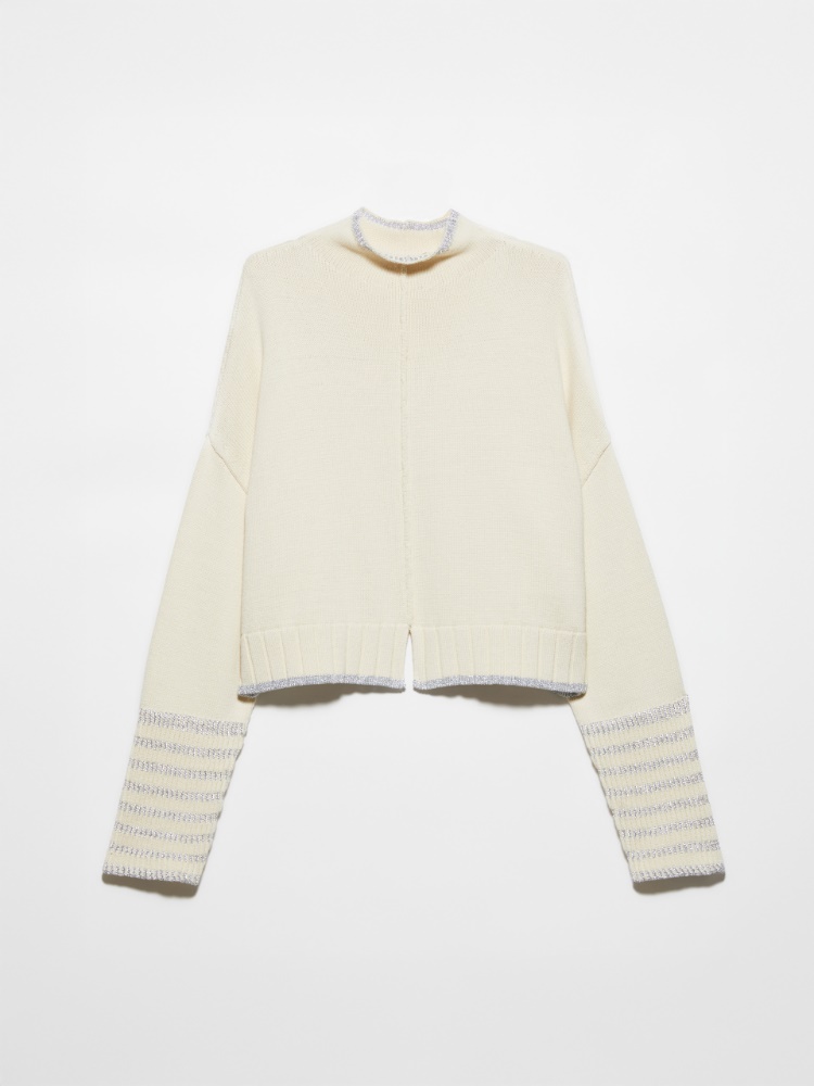 Suede desert boots, turtledove | MAX&Co. Oversized knitted jumper - MILK - MAX&Co.